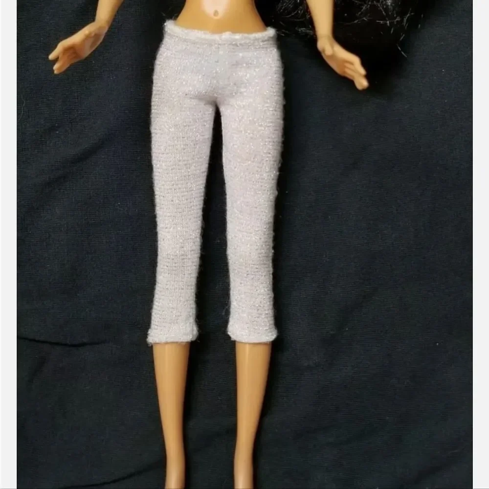 Barbie Doll Clothes blue shiny dress with shiny capris - Picture 7 of 8